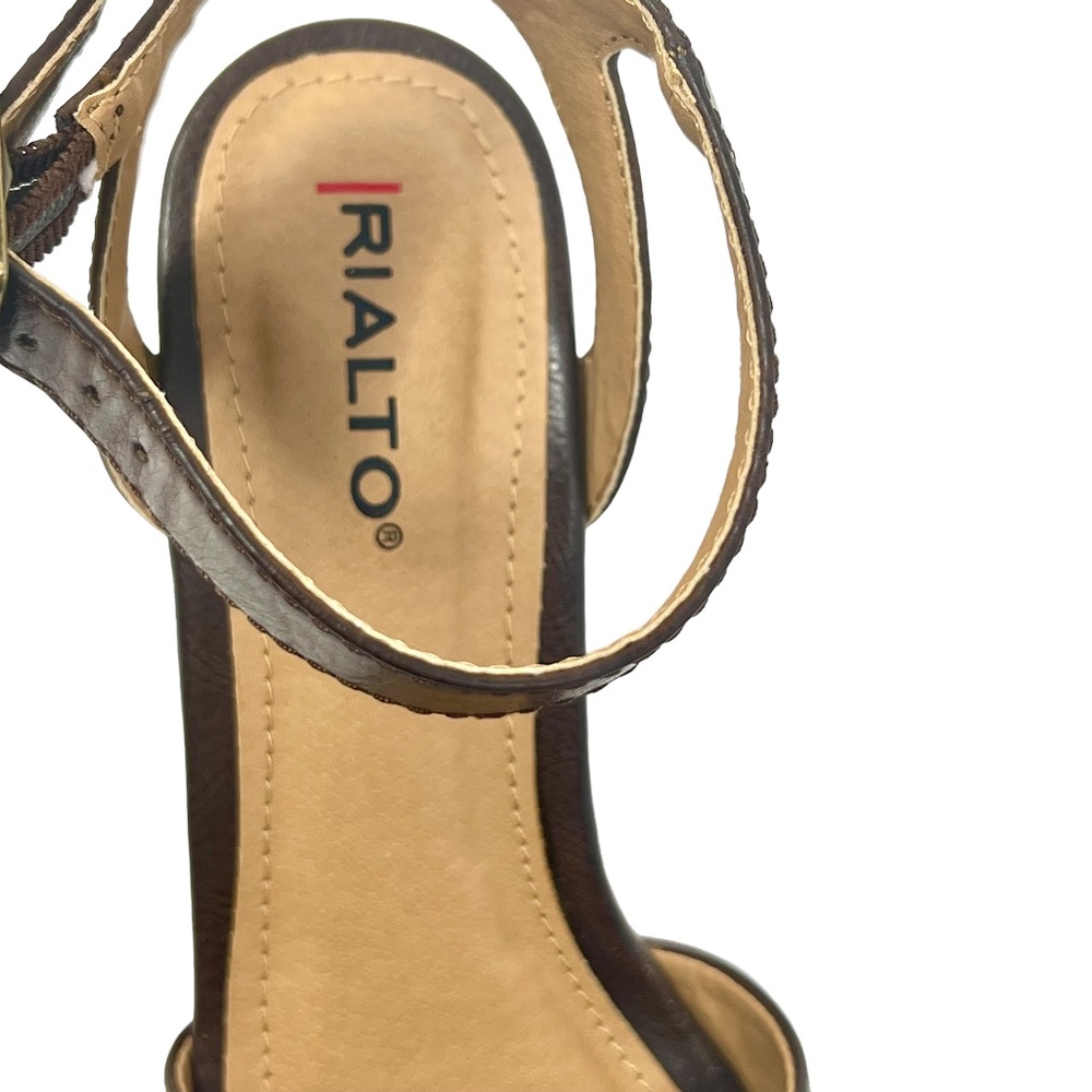 Rialto women's Rosalynn brown platform wedge size 5.5 NWT - Picture 9 of 11